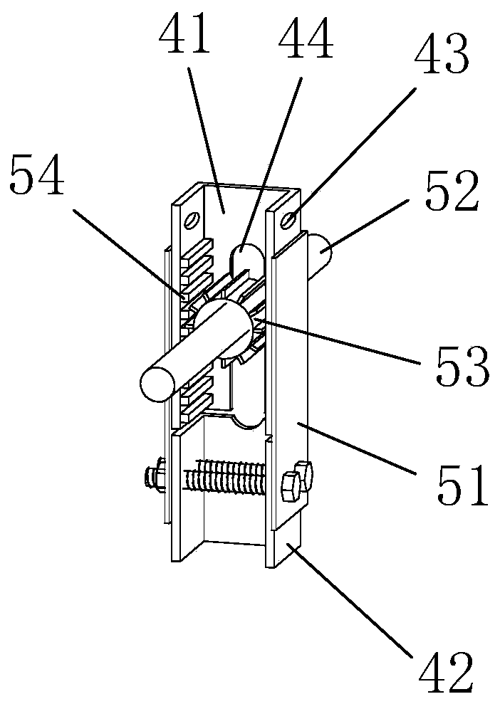 Drilling machine support device structure and construction method thereof