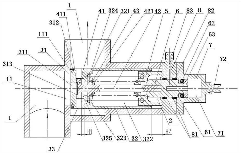 Stop valve, engine and rocket vehicle