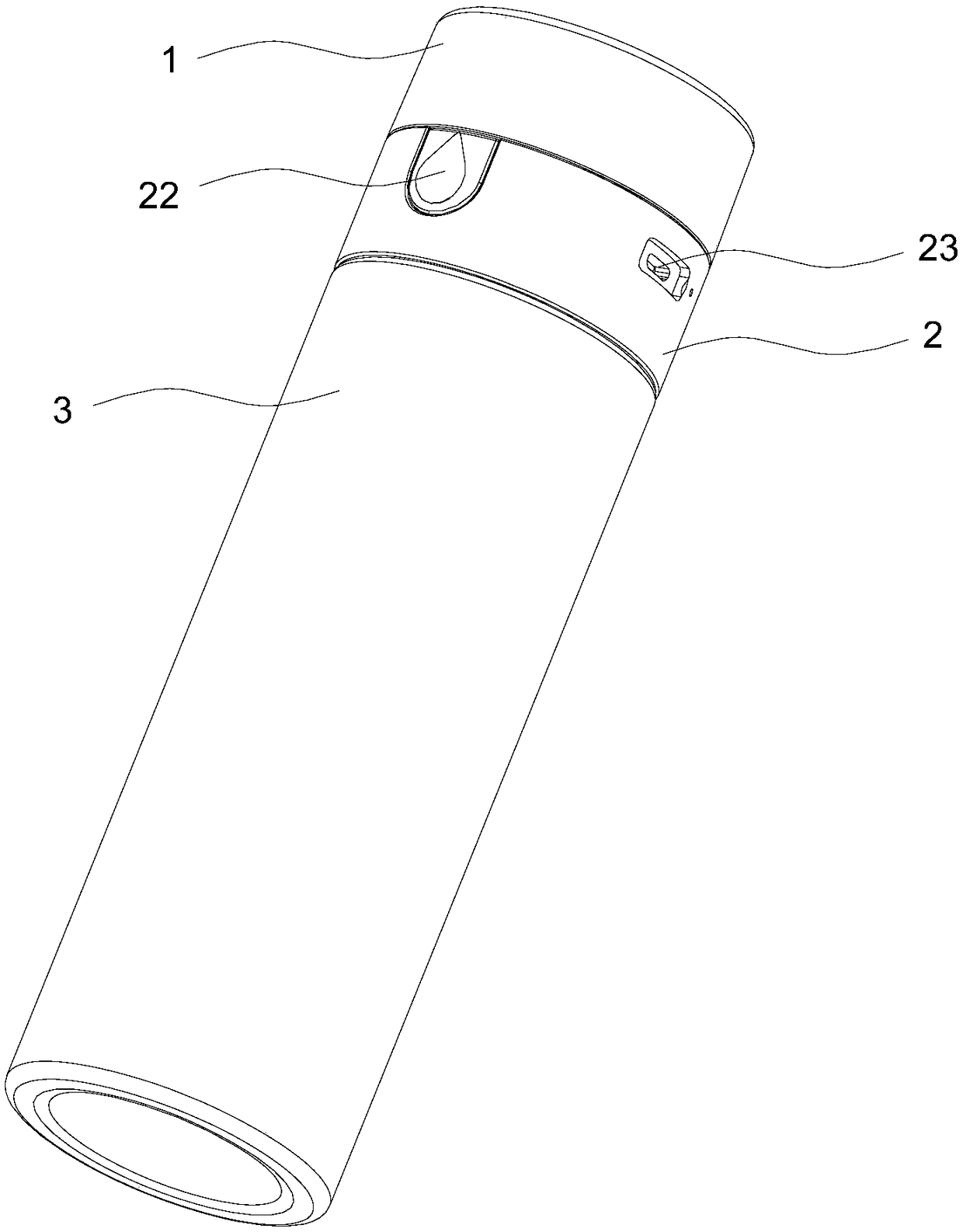 Clamping mechanism with locking function and water cup with clamping mechanism