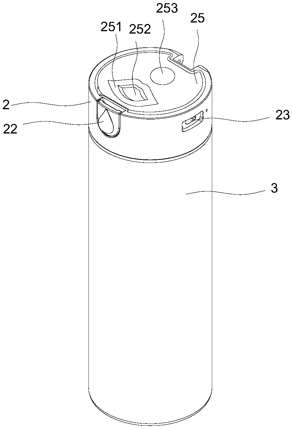 Clamping mechanism with locking function and water cup with clamping mechanism