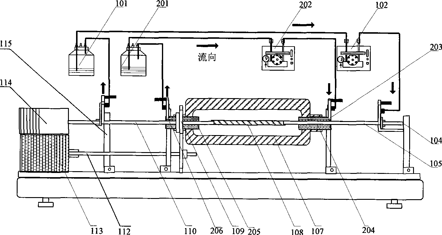Adjustable pouring type vascular tissue engineering reactor having cultivation cavity rotation and vas stretch functions