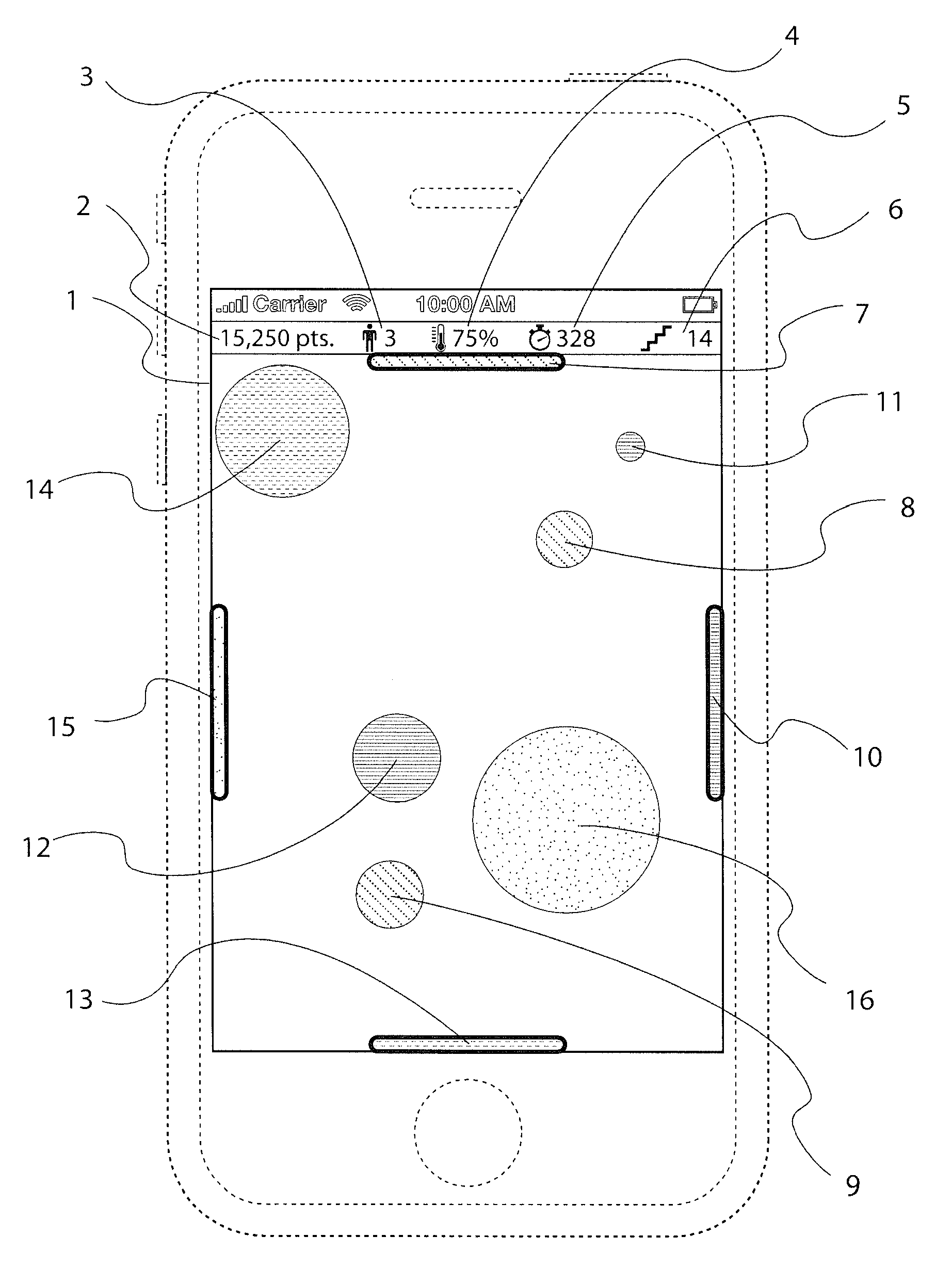 Electronic game and method