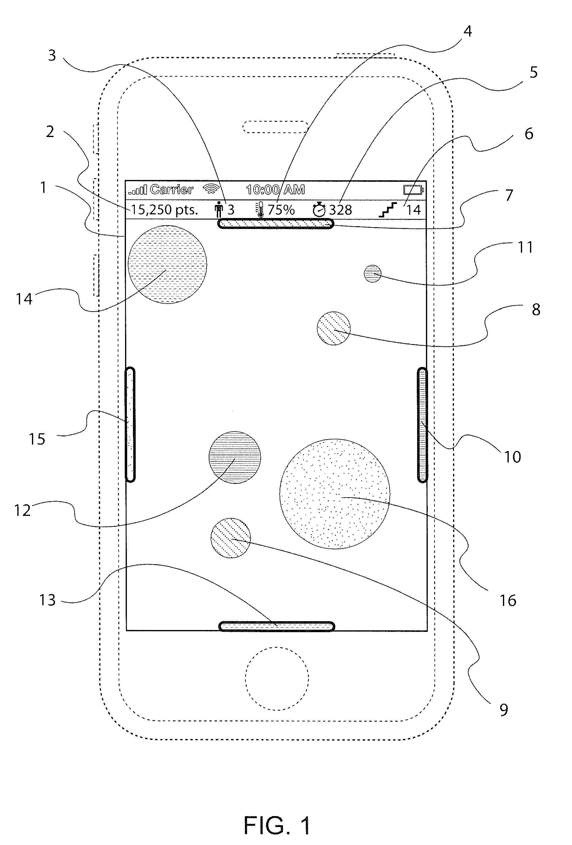 Electronic game and method