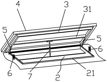 Integrated structure of vending car louver and solar device