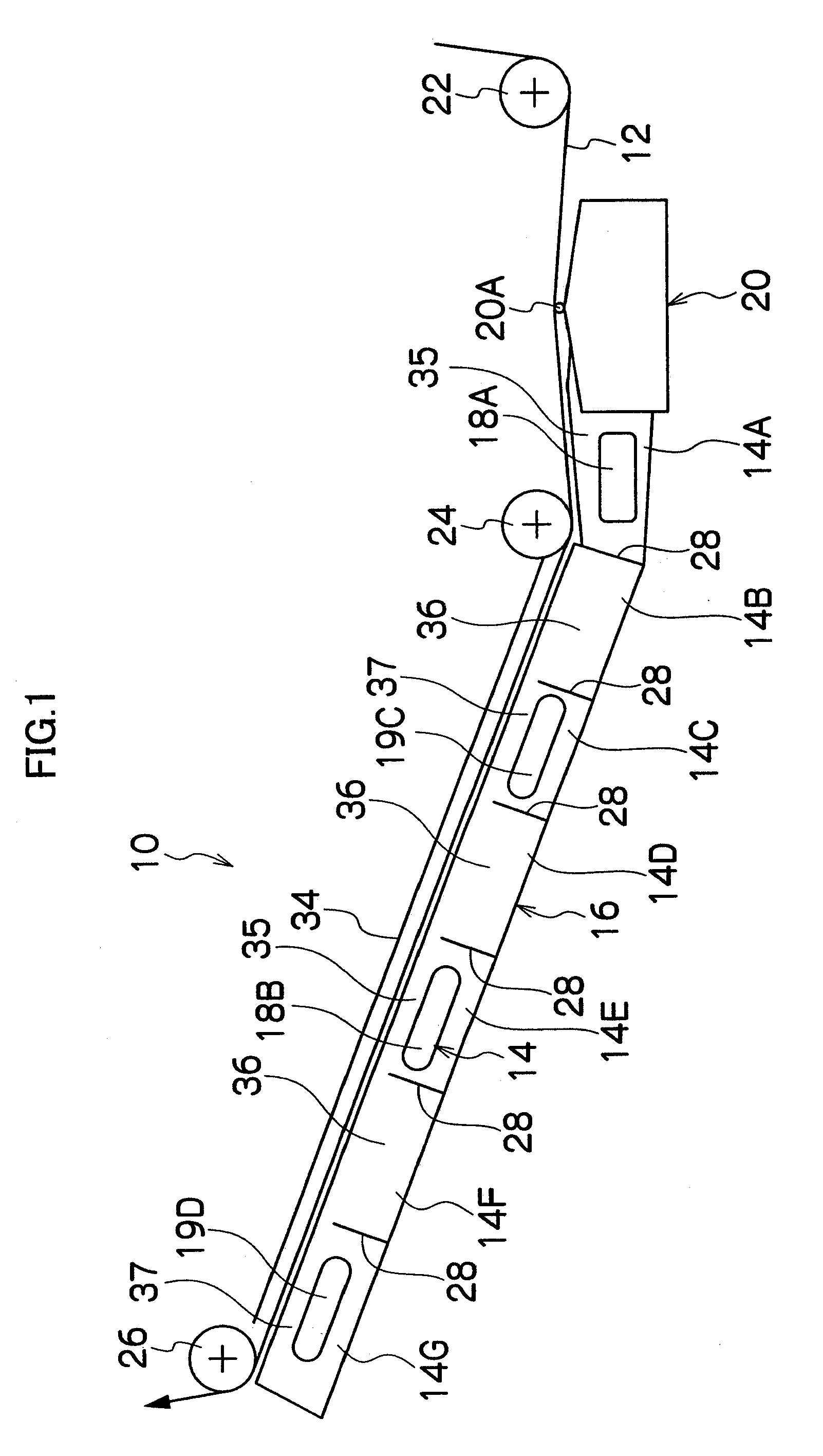Method for drying coated film, and apparatus therefor