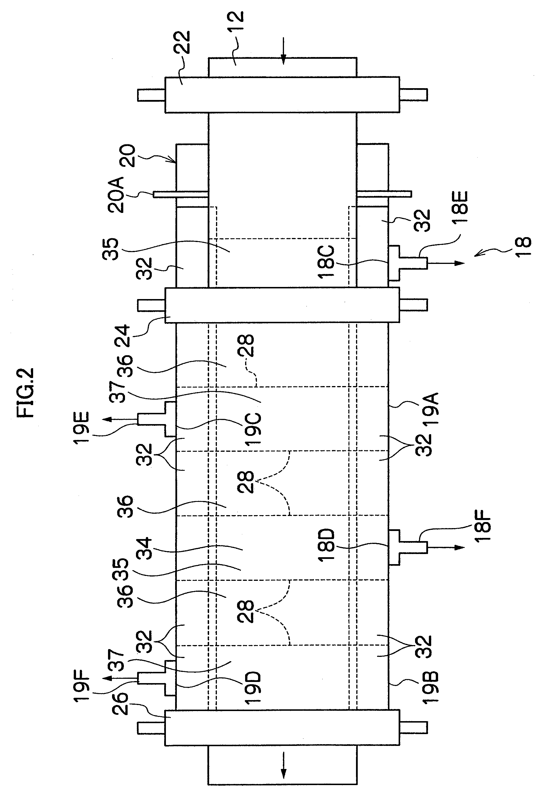 Method for drying coated film, and apparatus therefor