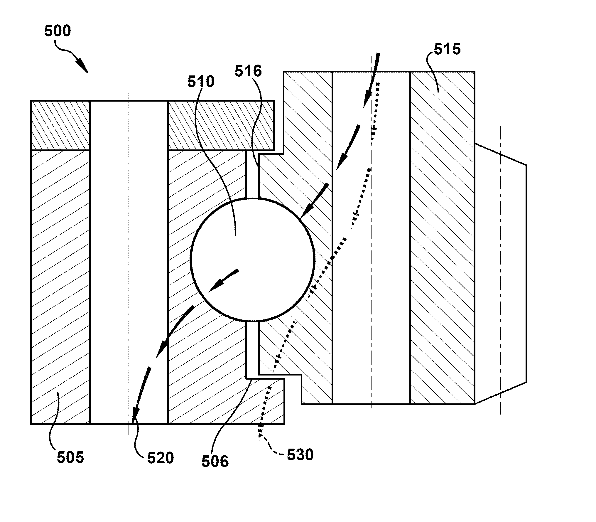 Bearing with alternative load path for extreme loads