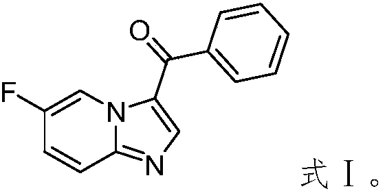 Application of 6-fluoroimidazopyridine derivative