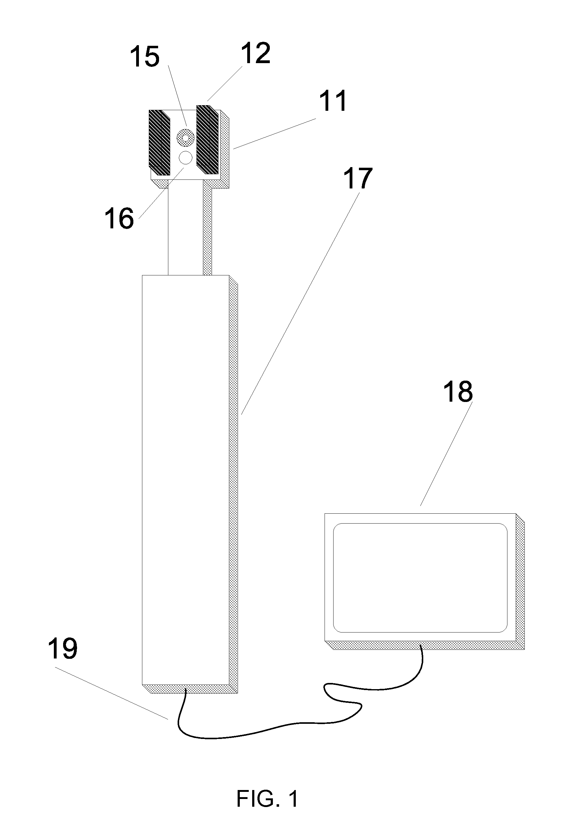 Apparatus and a System for Visualizing Teeth Cleaning