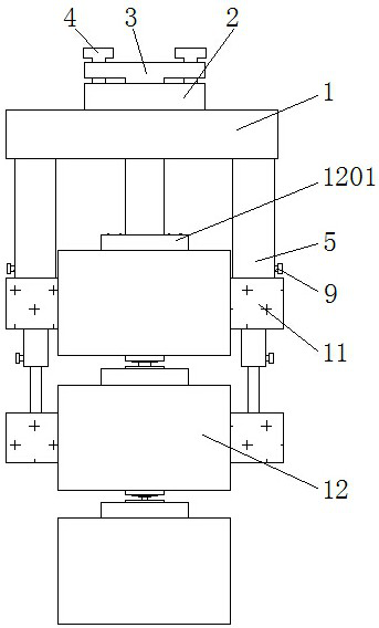 Layered sampling device for water quality monitoring and using method