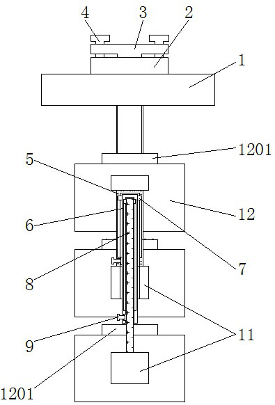 Layered sampling device for water quality monitoring and using method