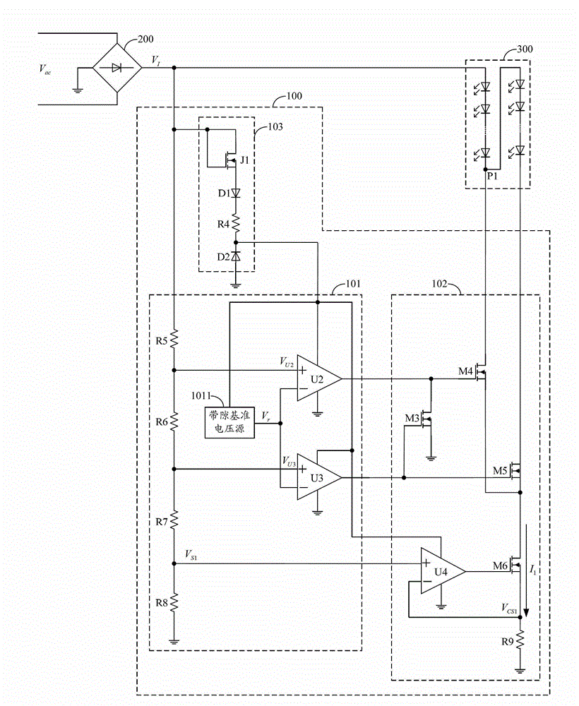 Light emitting diode (LED) drive circuit and LED lighting device