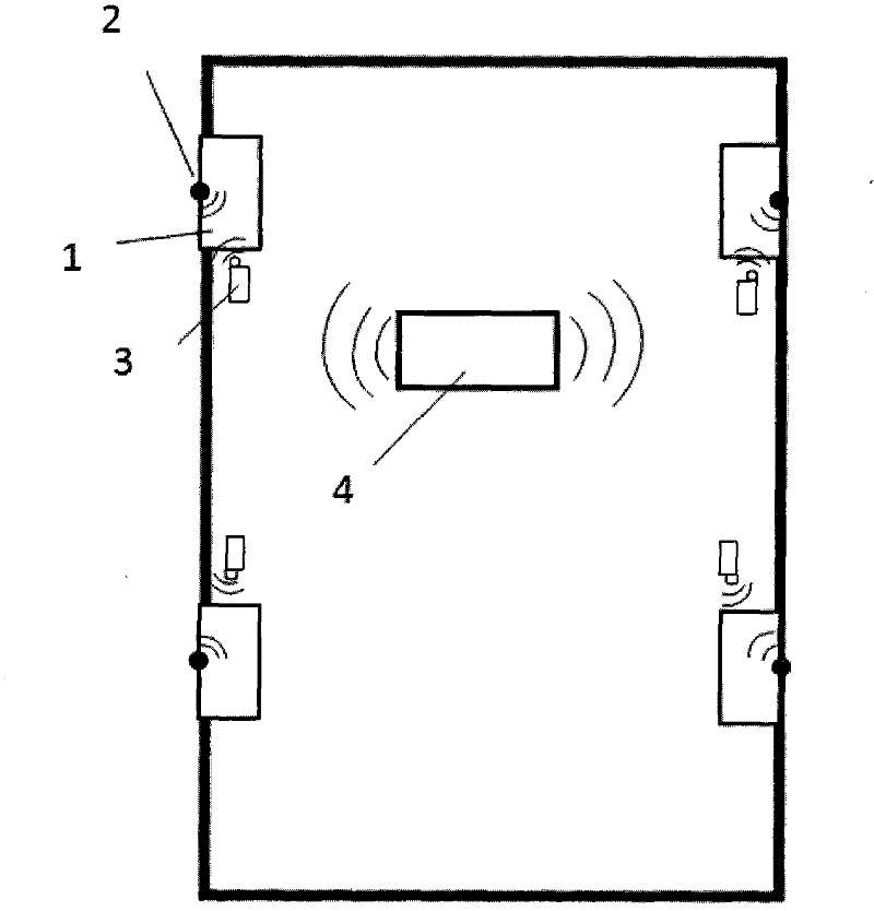 Wheel load sensing system and wheel load sensing method of vehicle network interconnection based on RFID (Radio Frequency Identification Device) self energy supply