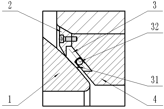 Elastic sealing flooding plug structure