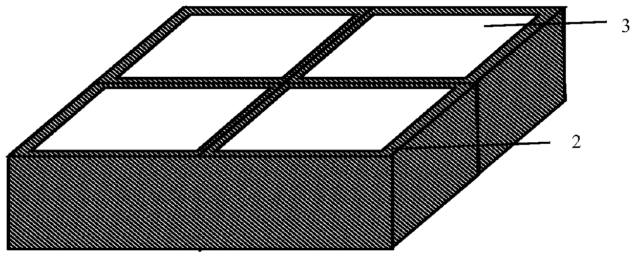 A metal frame toughened ceramic composite material and its preparation method and application