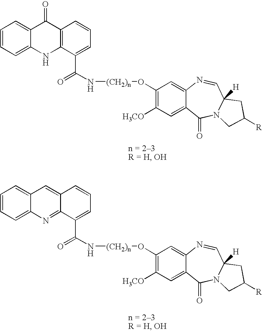 C8 - linked pyrrolo[2,1-c][1,4]benzodiazepine-acridone/acridine hybrids