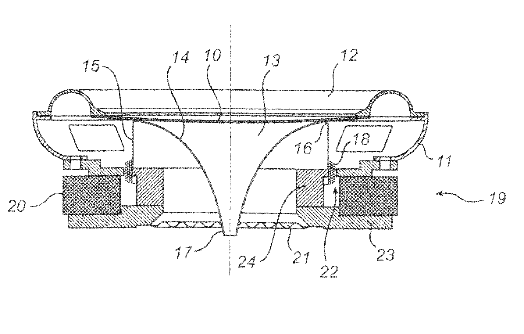 Electro-dynamic transducer with a slim form factor