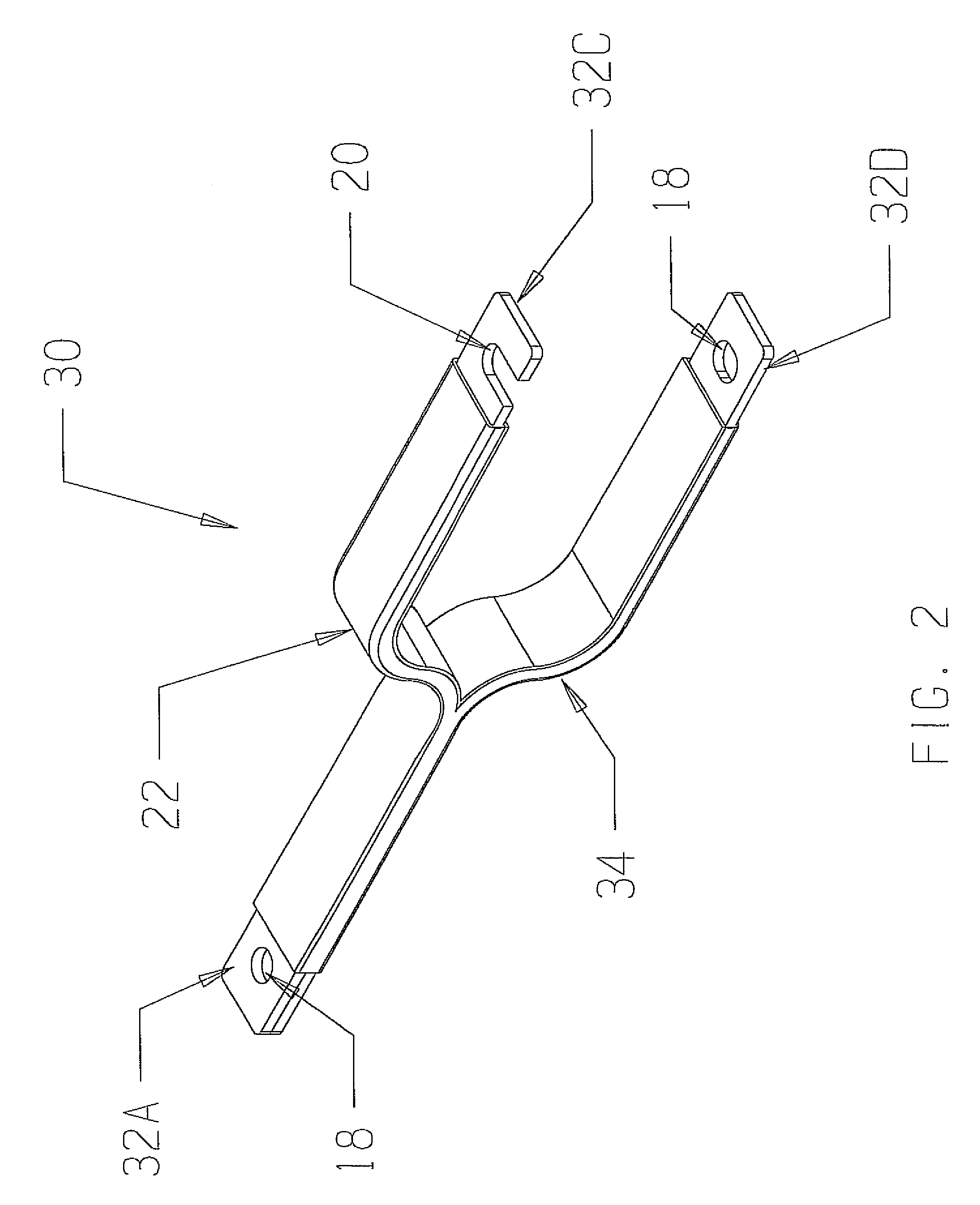 Laminar electrical connector