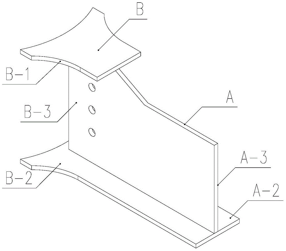 A reinforced concrete composite beam and steel pipe column seismic connection structure