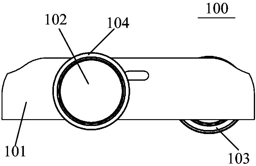 Method for realizing panoramic shooting through coordination of mobile terminal and lens component, and lens component