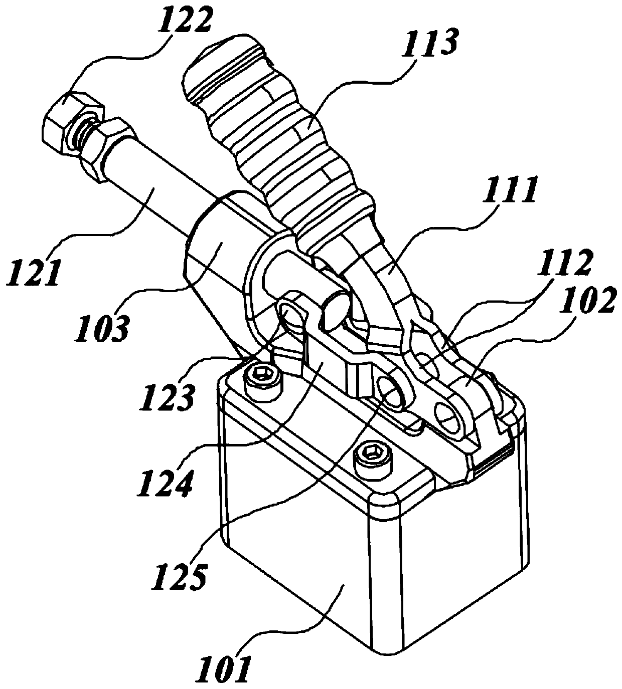 Overturning locating clamp disk and clamp table