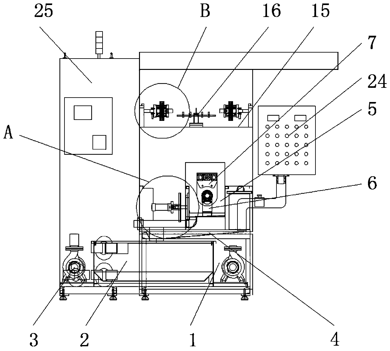 Outer race soaking flaw detection machine