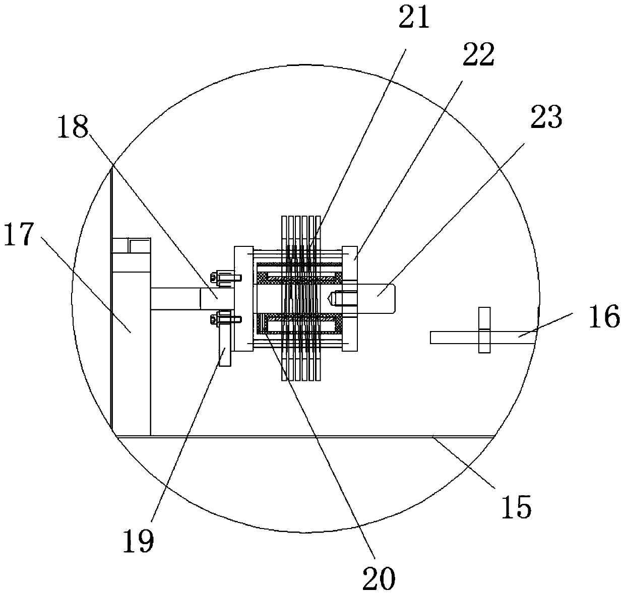 Outer race soaking flaw detection machine