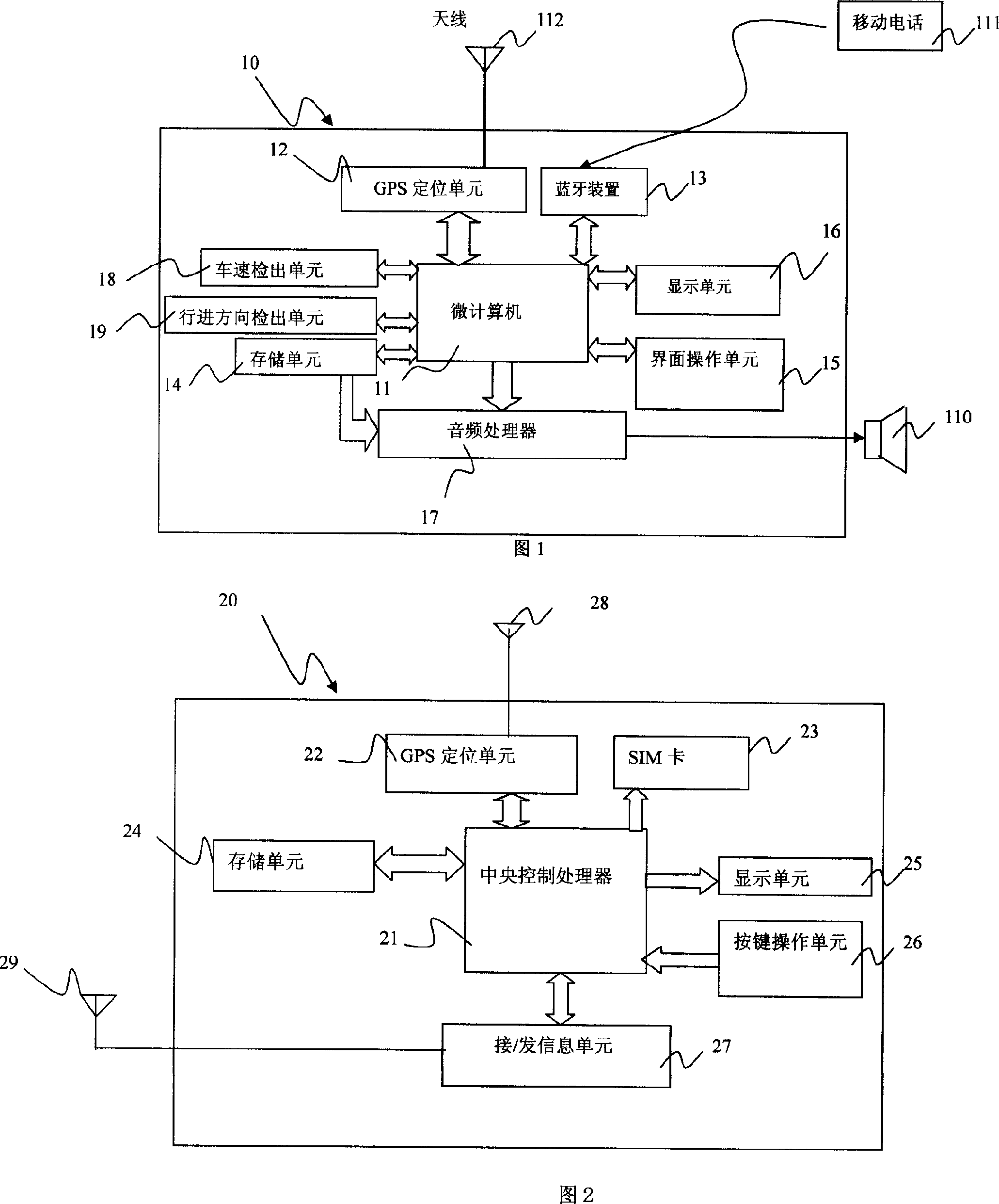 Mobile phone billing display device