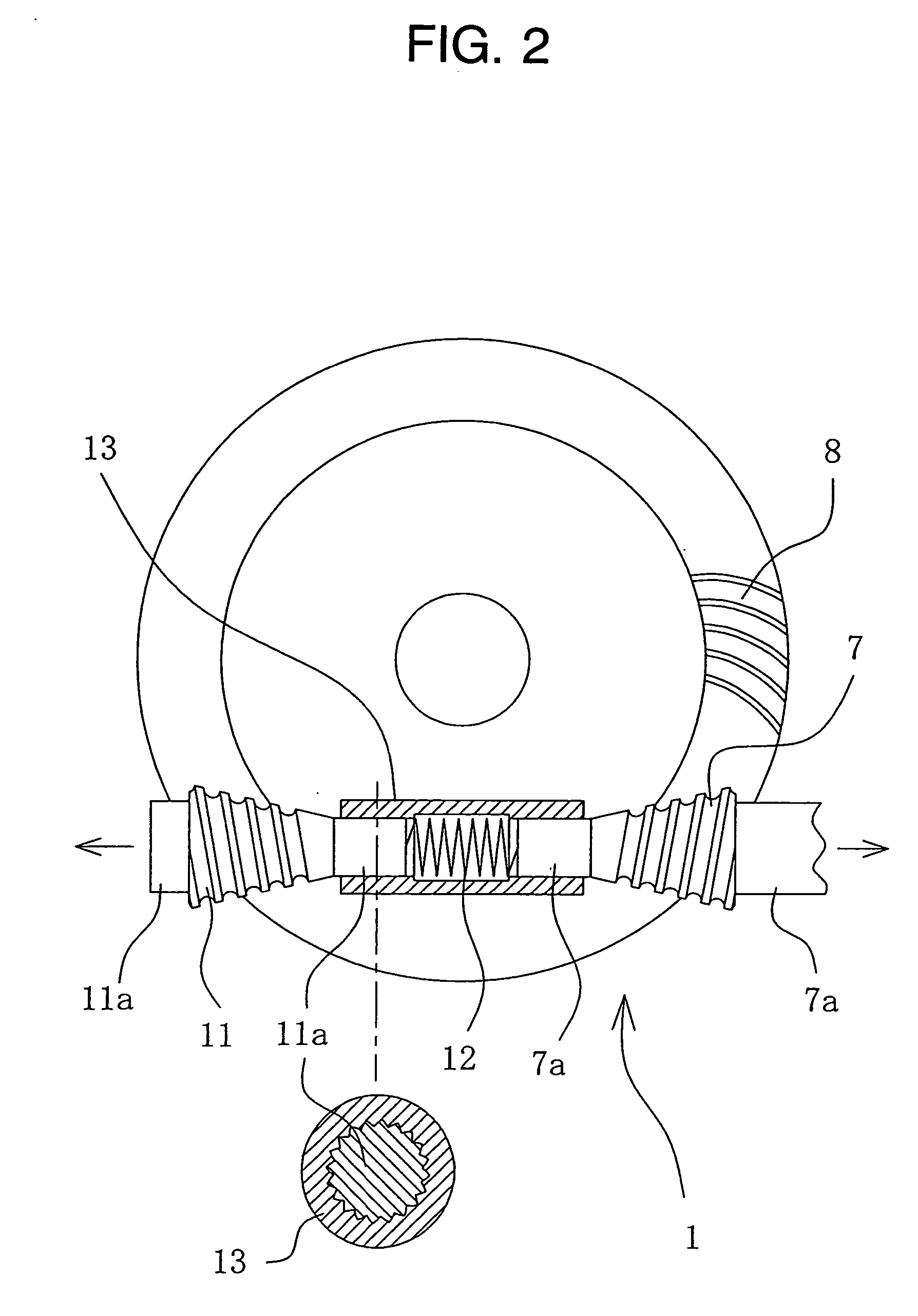 Hypoid gear device