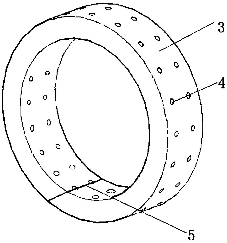 Air bearing and bearing matrix thereof and manufacturing method