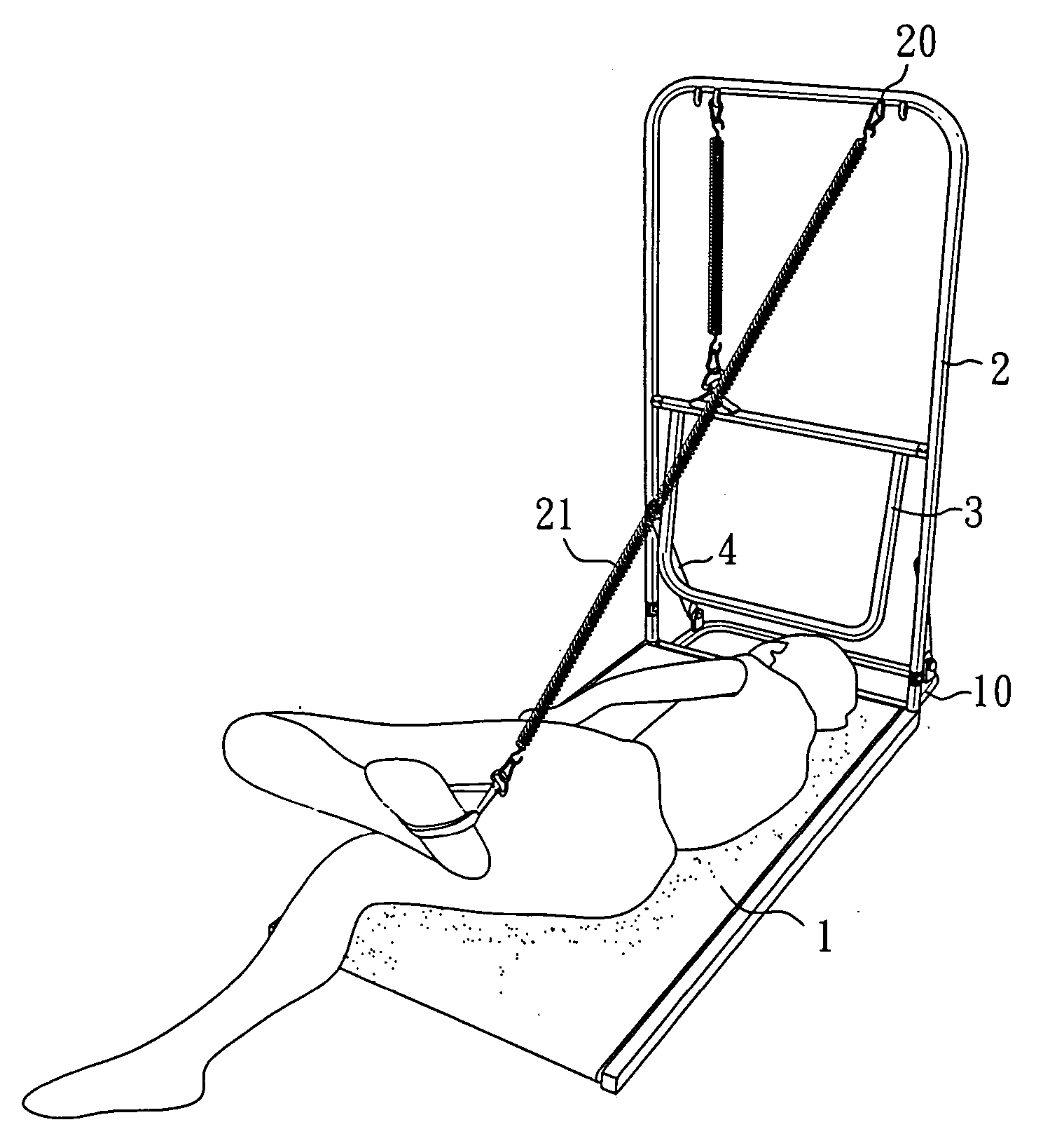 Folding collapsible exercising apparatus
