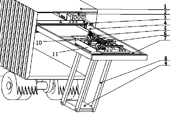 Loading and unloading power assisting device and using method thereof