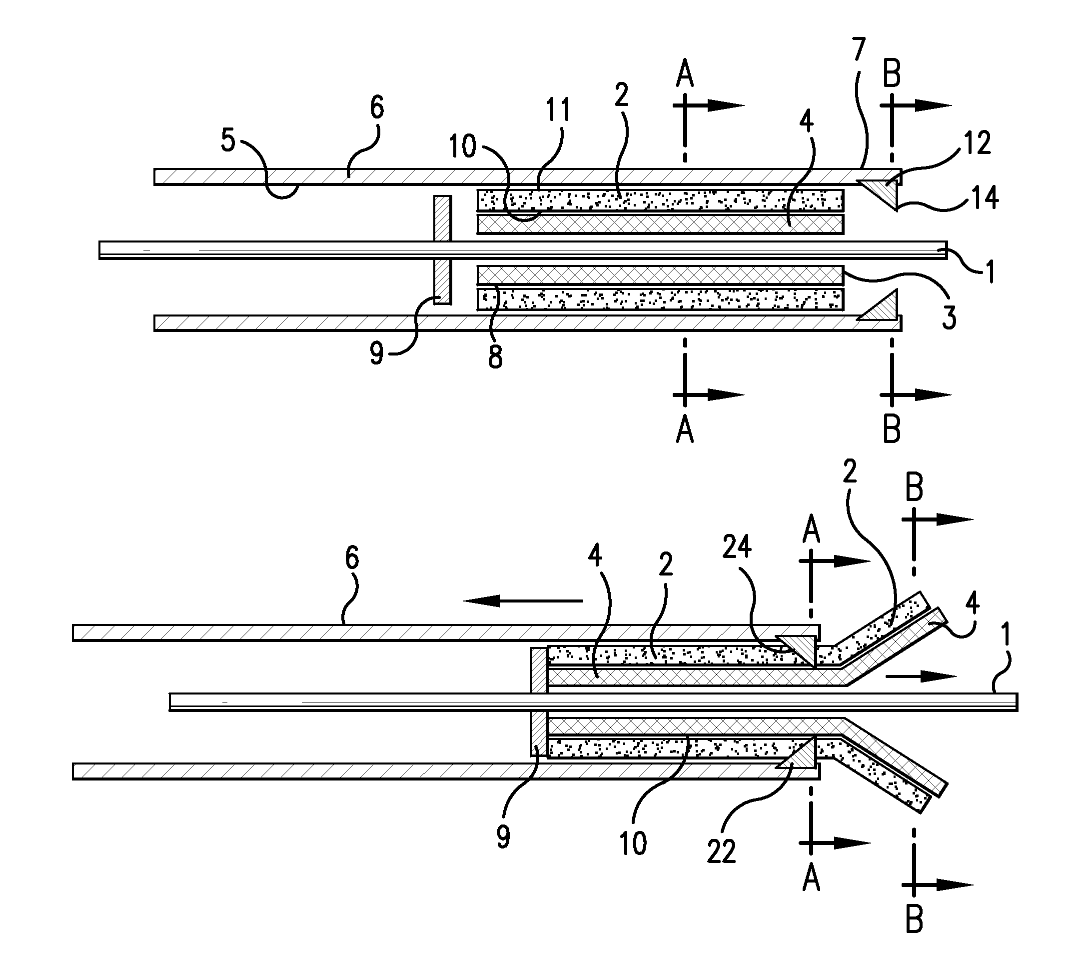 Self-expandable stent with a constrictive coating and method of use