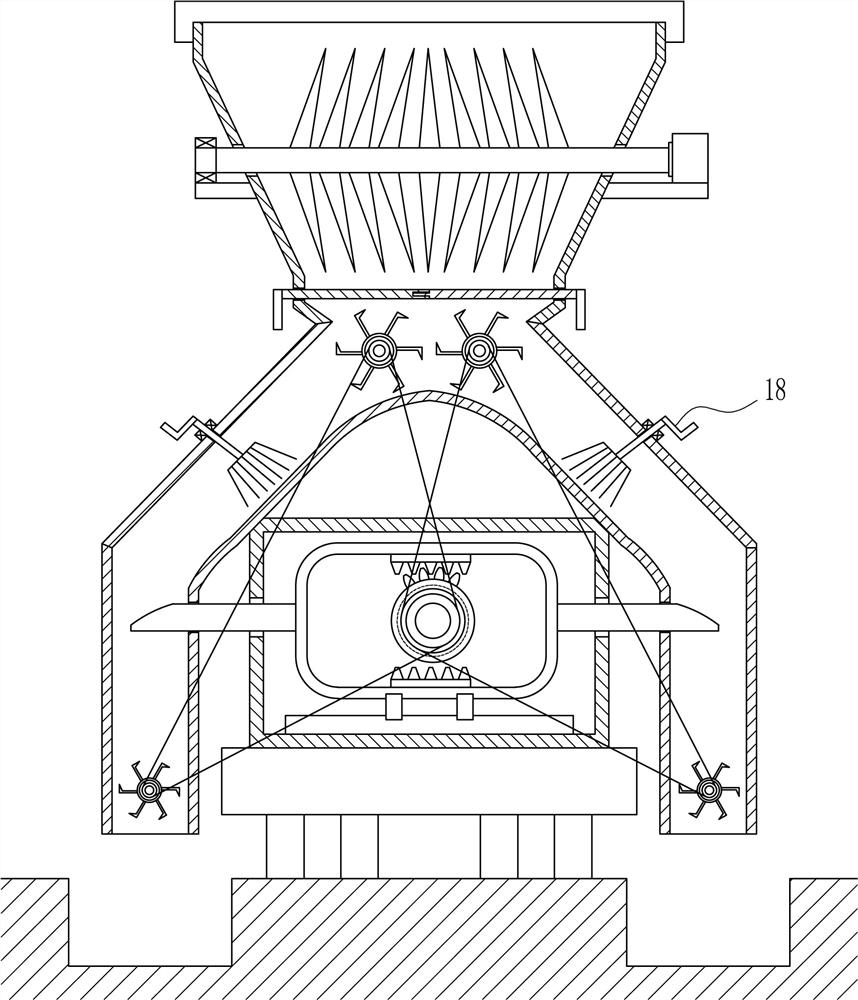 A device for uniform feeding of forage for livestock