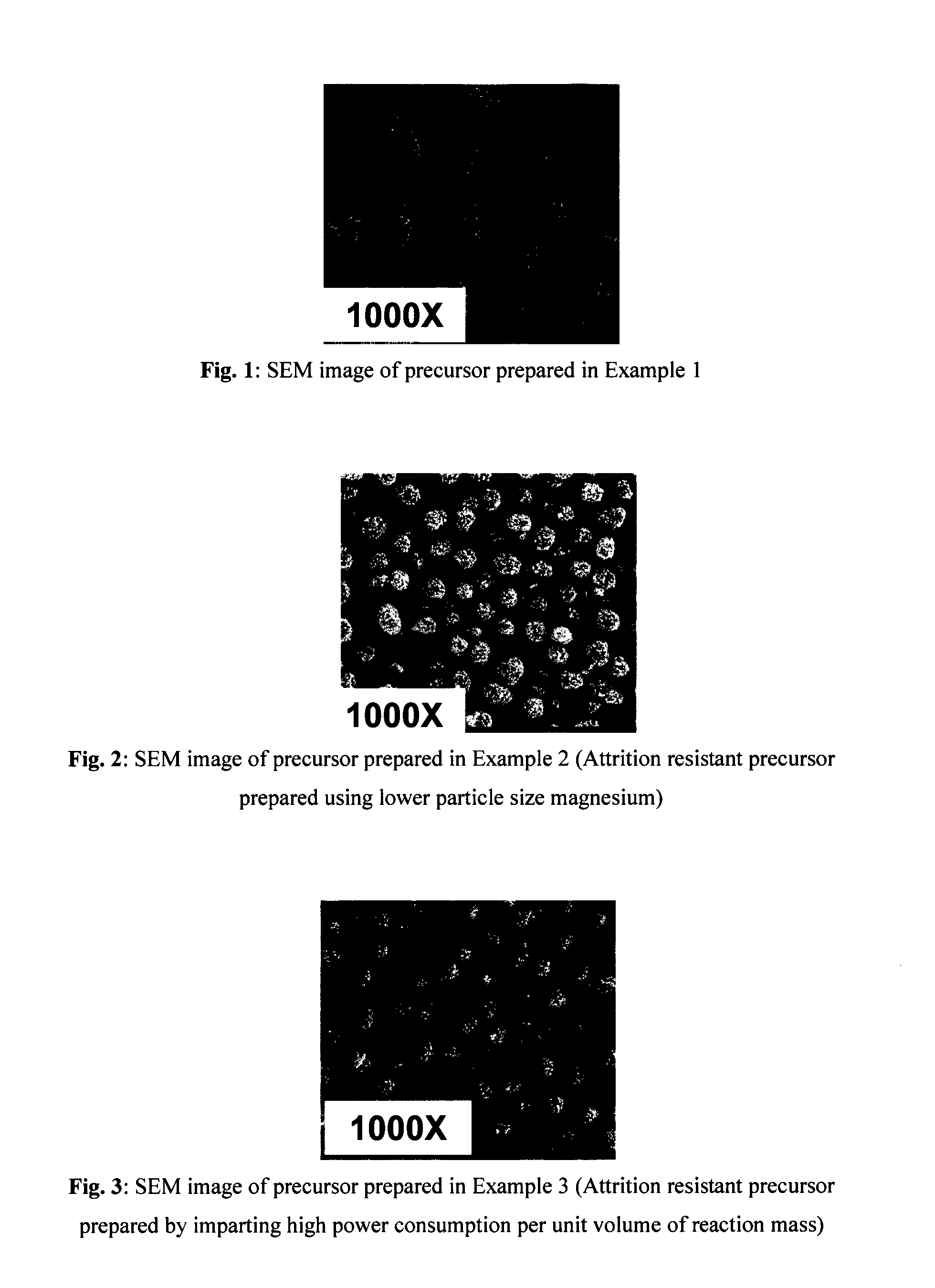 Attrition resistant catalyst system for manufacture of polyolefins