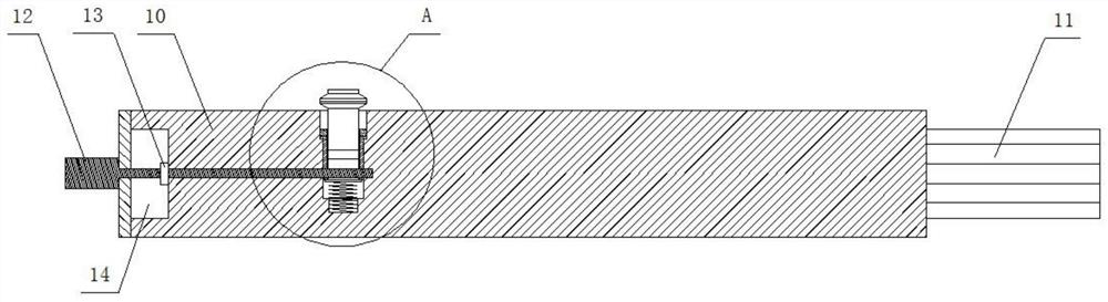 A device for detecting runout of the inner end surface of the steering knuckle king pin hole