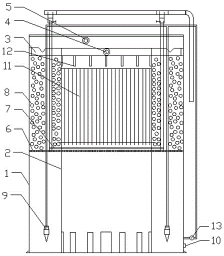 Synchronous carbon and nitrogen removing reactor