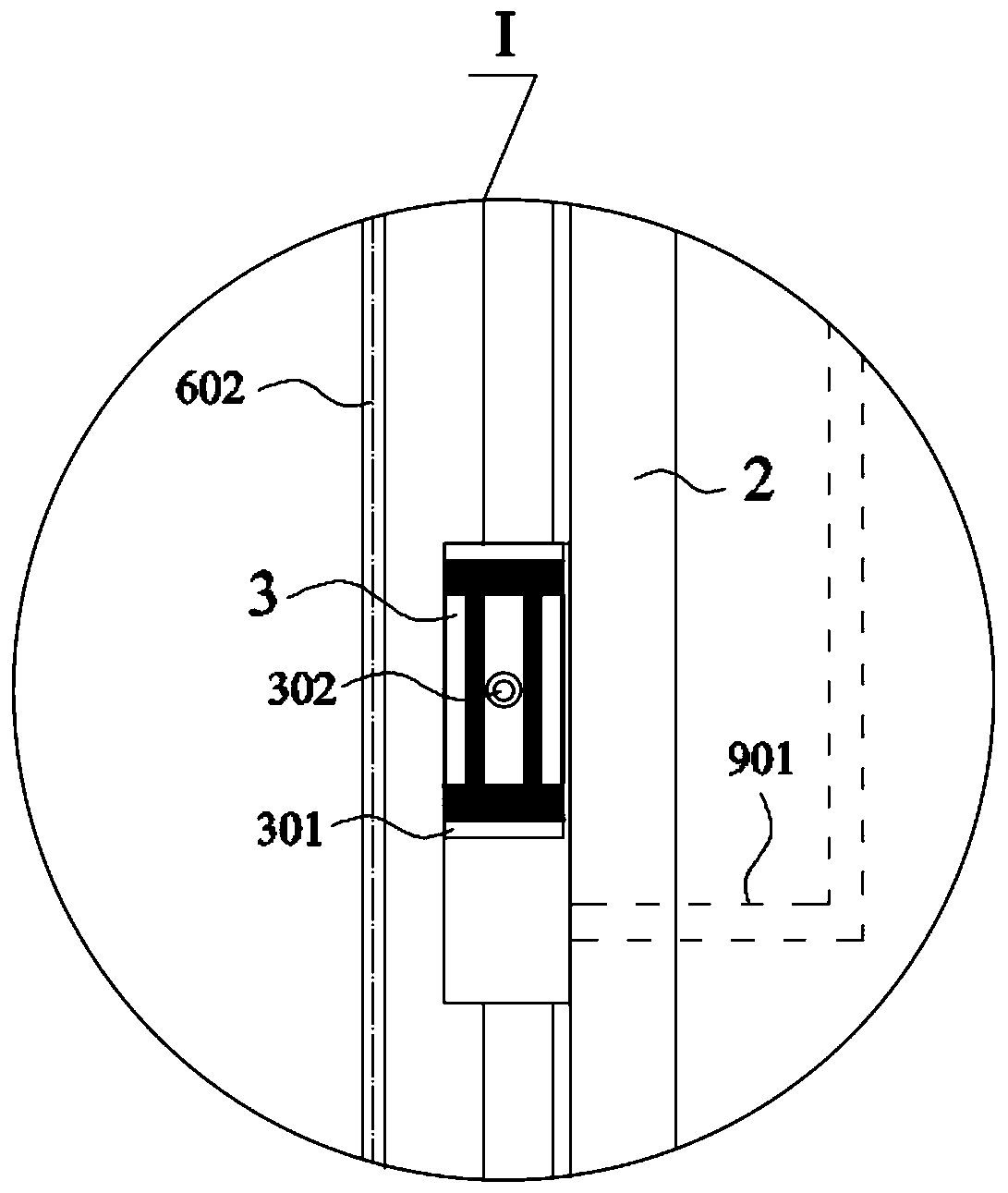 Tunnel protective door structure with electromagnetic door stoppers