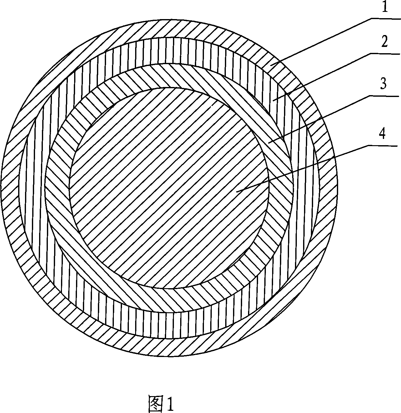 Preparation method for aluminum enamel covered wire