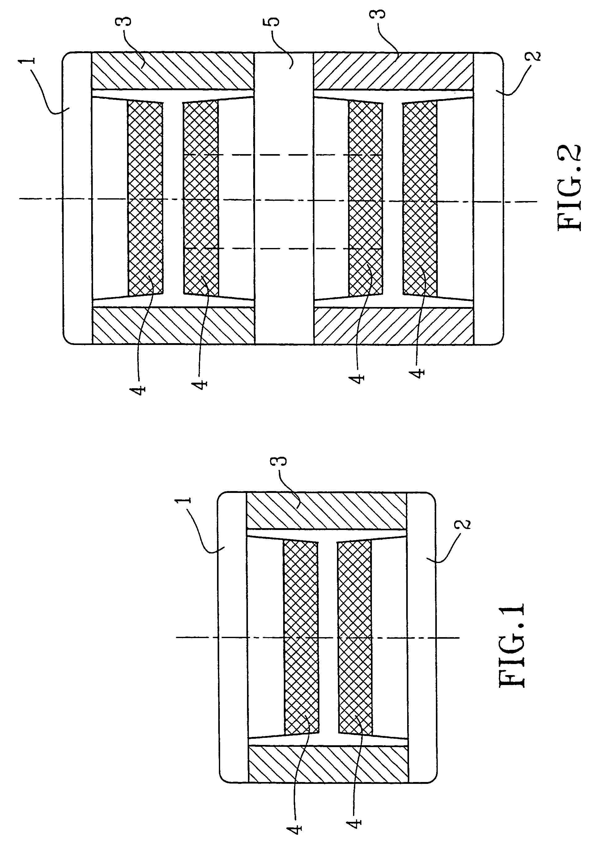 Gas discharge tube having electrodes with chemically inert surface