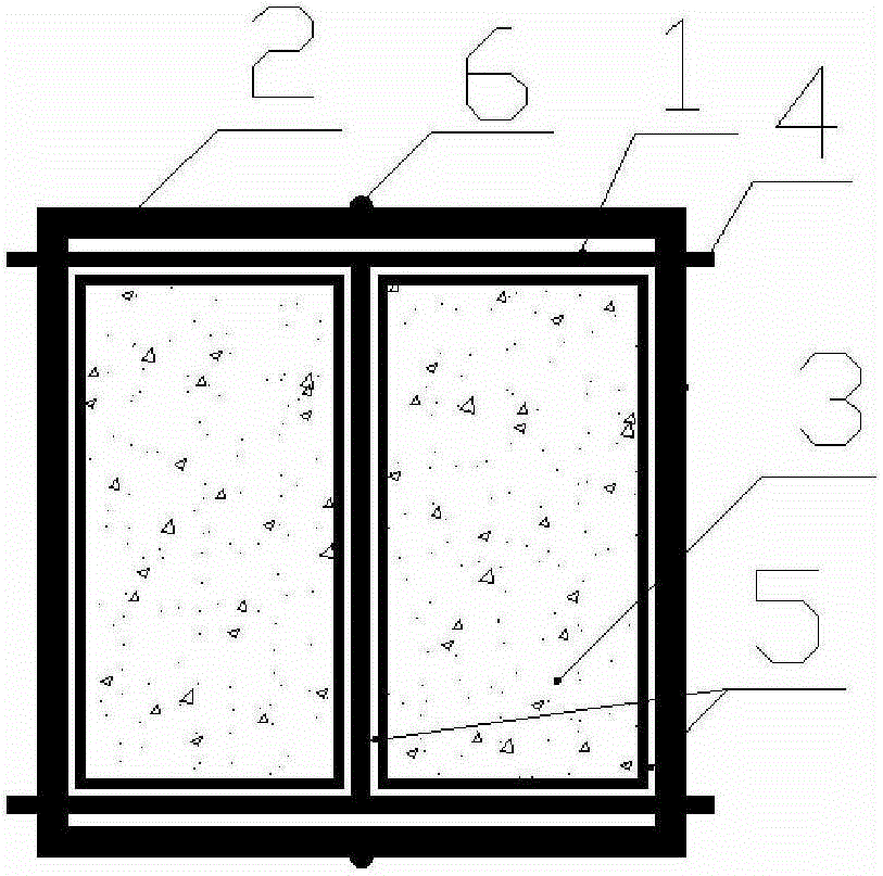 A channel steel slotted I-shape variable section steel core anti-buckling energy-dissipating support member