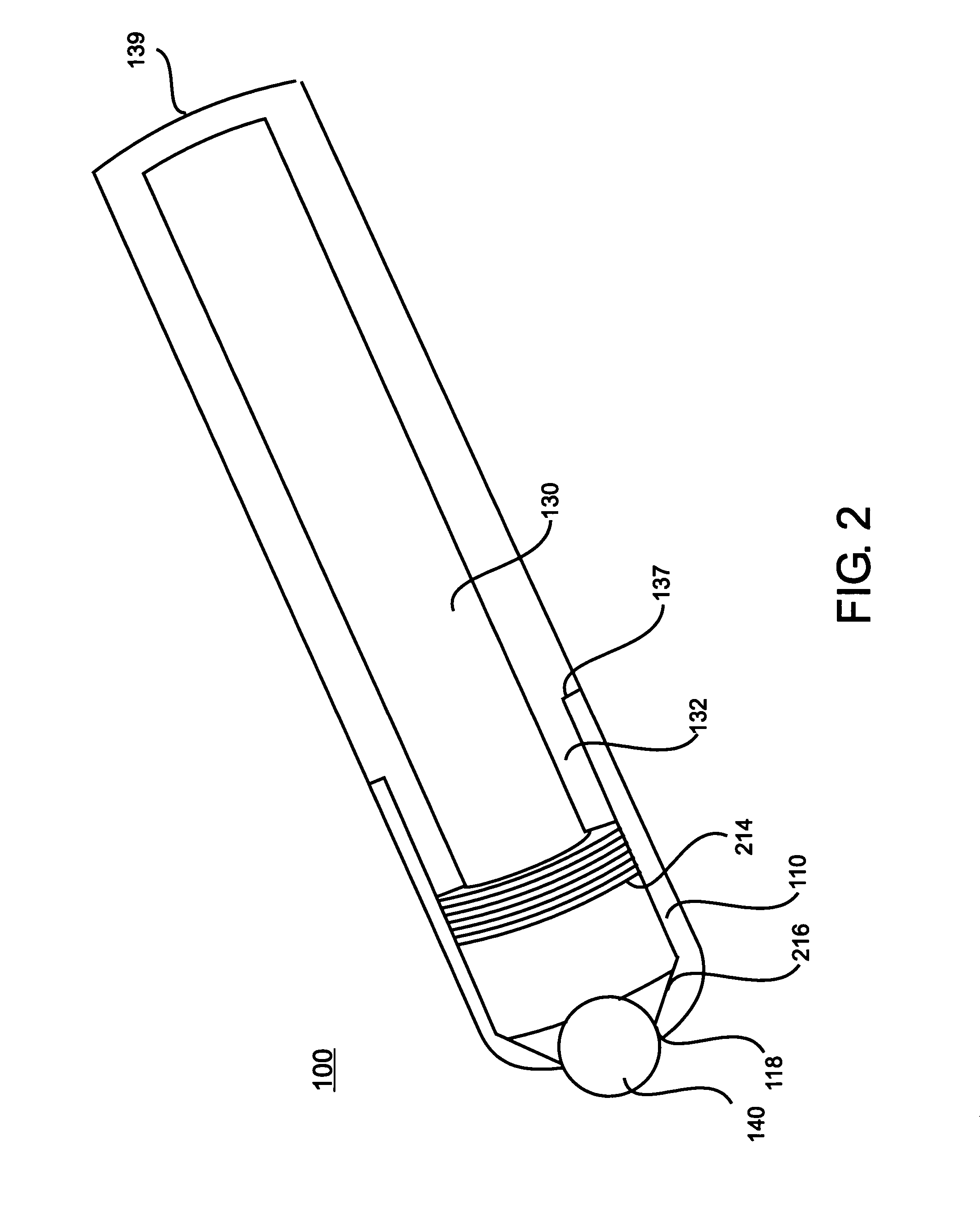 Optical immersion probe incorporating a spherical lens