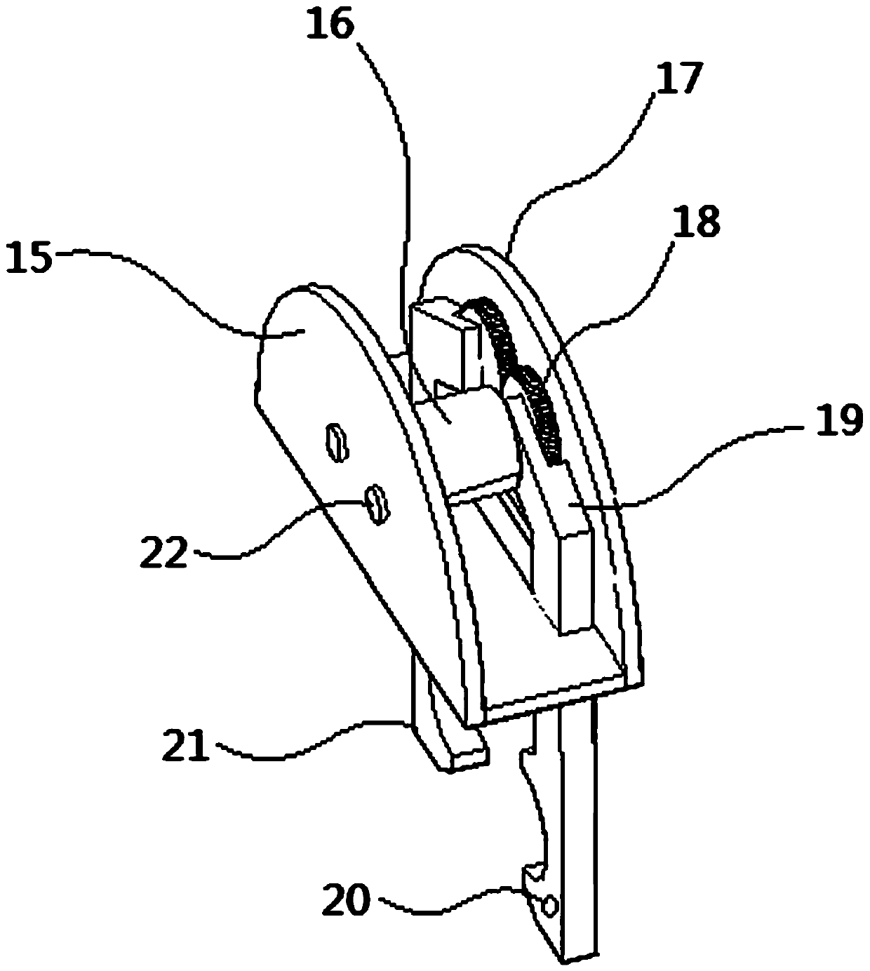 Intelligent deicing mechanical arm capable of adjusting arm power and walking and using method