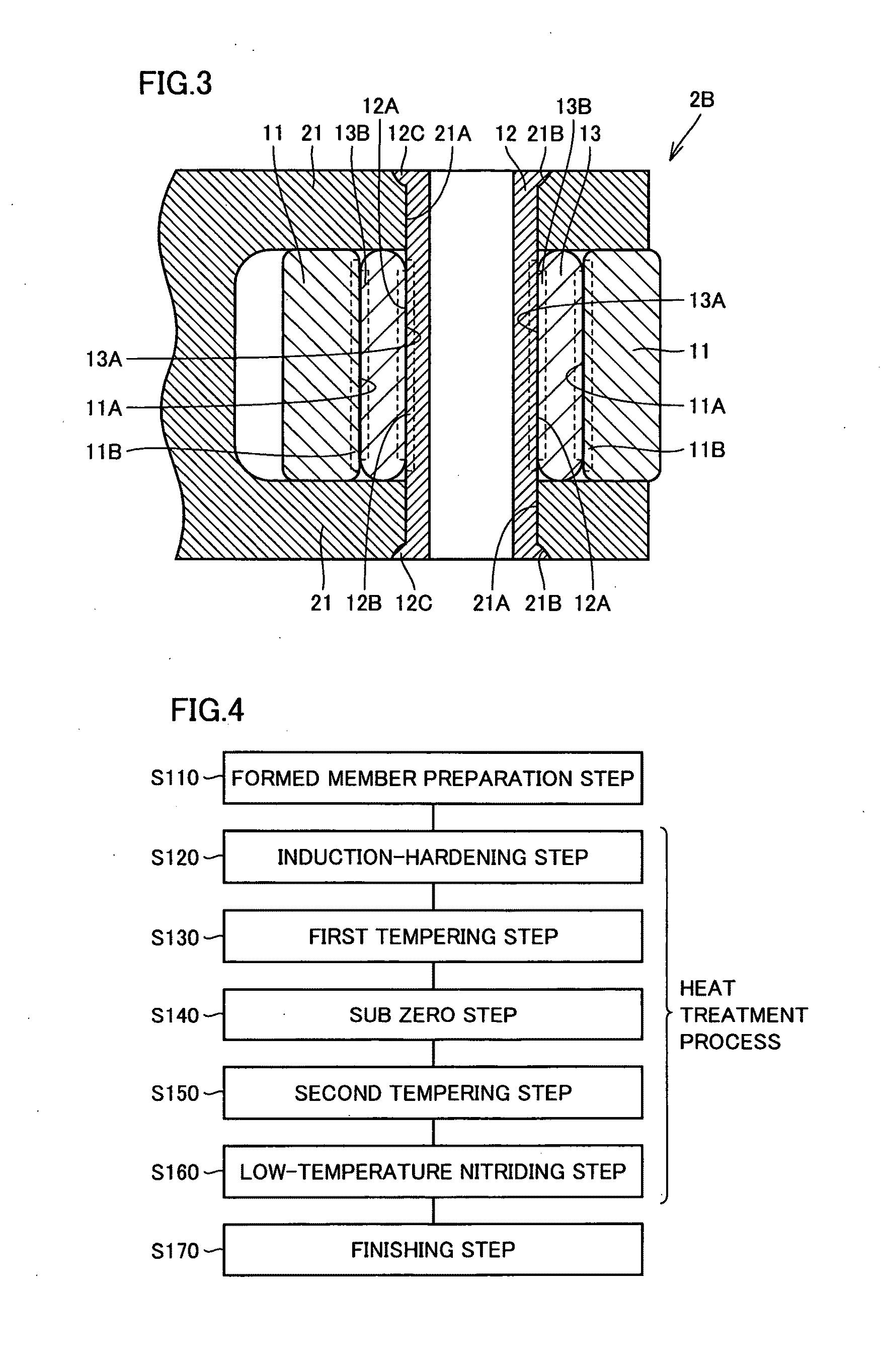 Roller follower, valve train, induction hardening apparatus, method of heat treatment of shaft member, method of manufacturing shaft, and shaft
