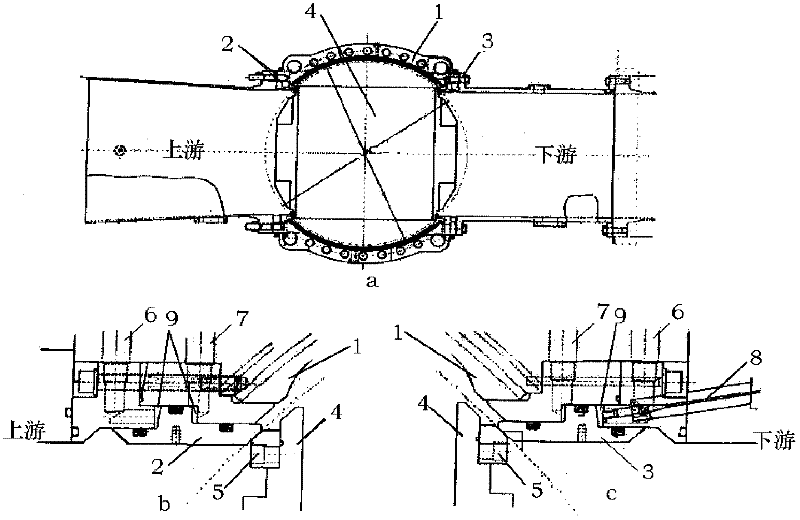 On-line cleaning device and method for ball valve overhauling seal