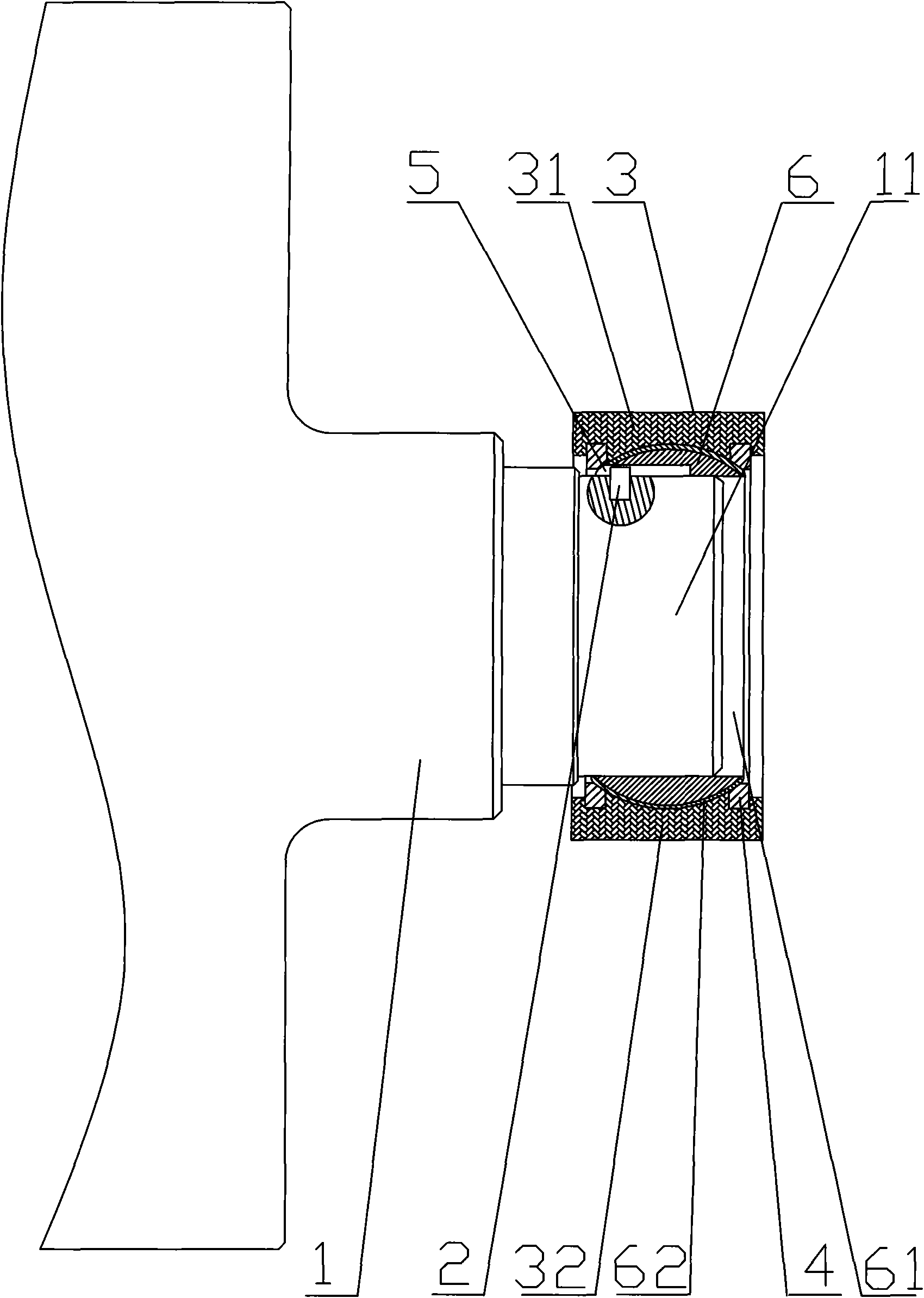 Installation structure of cloth guide roller in dyeing device