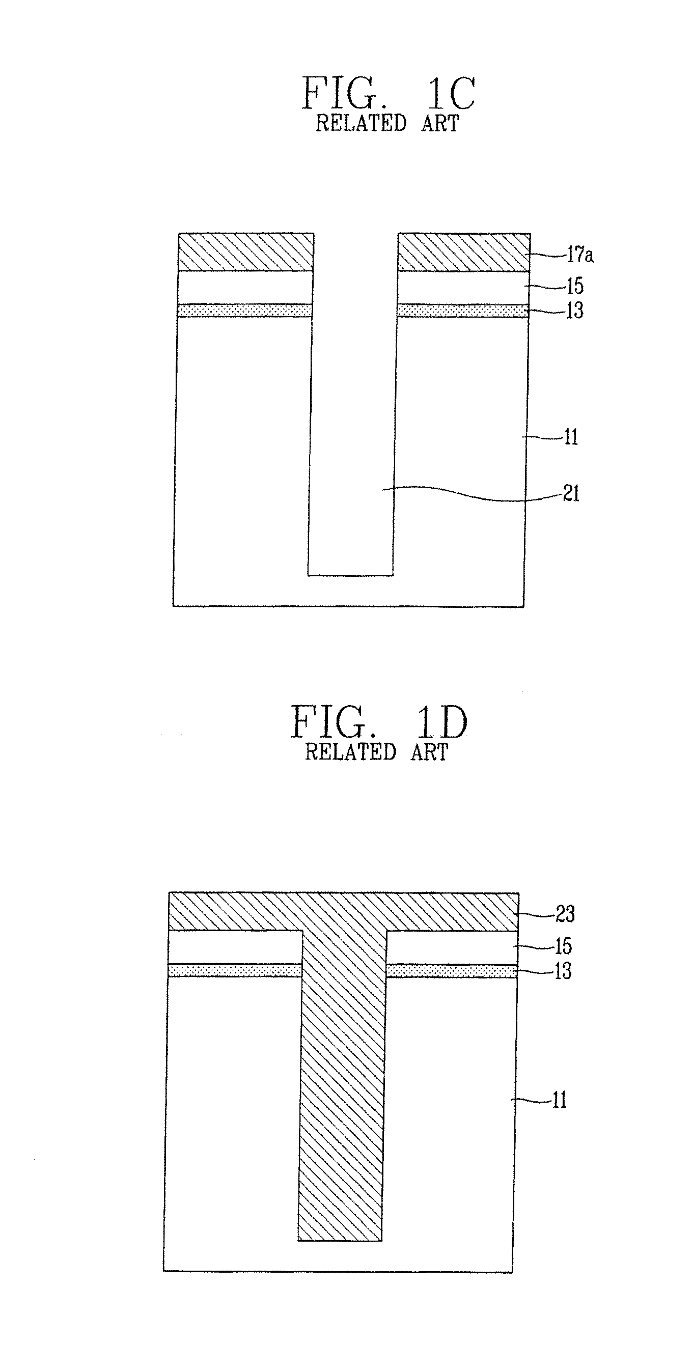 Element isolation structure of semiconductor and method for forming the same