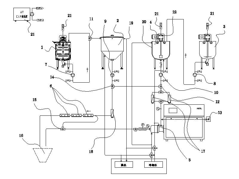 Method and device for processing cakes
