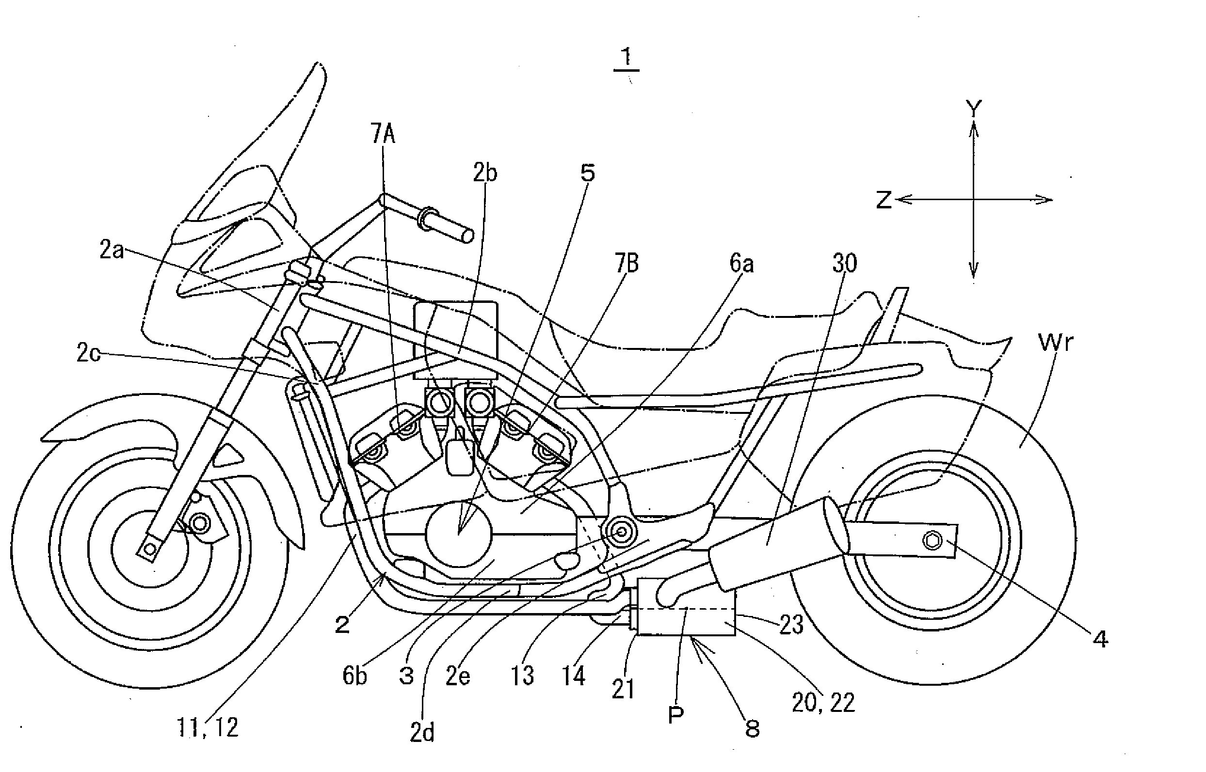 Exhaust System and Saddle-Ride Type Vehicle