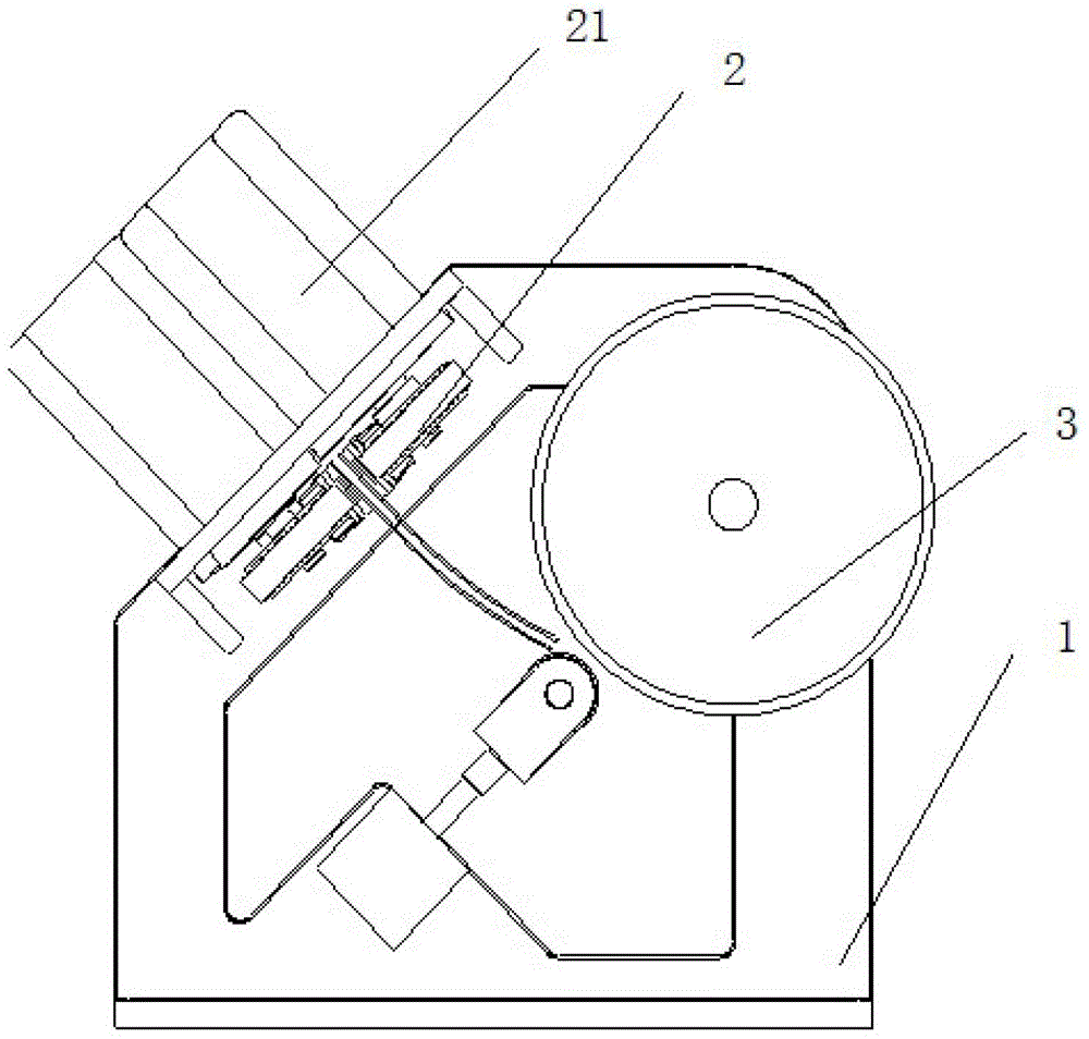 A curved leg elastic composite mechanism